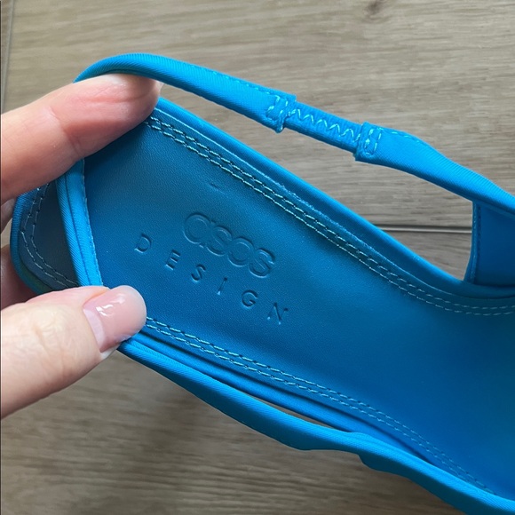 ASOS Vibrant Blue Slingback Heels - Picture 2 of 9